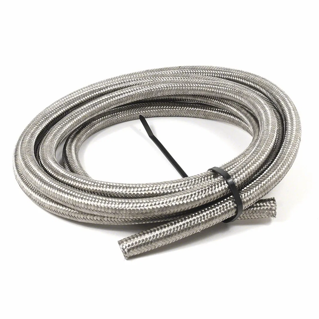 5321615 – SPEEDFX Braided Hose, Use With Fuel/ Oil/ Antifreeze -16AN 15 Foot Length Rated at 1500 PSI Stainless Steel